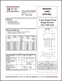 Click here to download BR810DL Datasheet