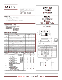 Click here to download BAV19 Datasheet