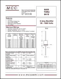 Click here to download 6A05 Datasheet
