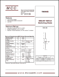 Click here to download 1N4448 Datasheet