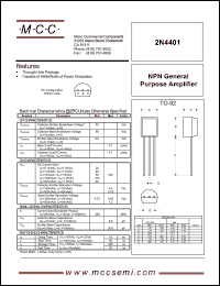 Click here to download 2N4401 Datasheet