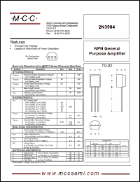 Click here to download 2N3904 Datasheet