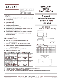Click here to download SMCJ160C Datasheet