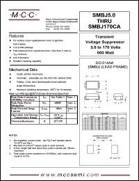 Click here to download SMBJ160A Datasheet