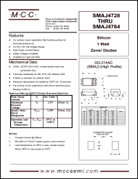 Click here to download SMAJ4744A Datasheet
