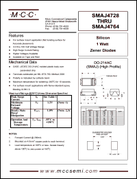 Click here to download SMAJ4732A Datasheet