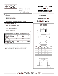 Click here to download MMXZ5230B Datasheet