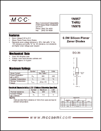 Click here to download 1N960 Datasheet