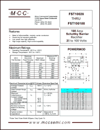 Click here to download FST110100 Datasheet