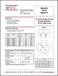 Click here to download MB5010 Datasheet