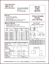 Click here to download SK105 Datasheet