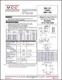 Click here to download MB110S Datasheet