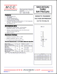 Click here to download SA120CA-TP Datasheet