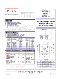 Click here to download MP5010-BP Datasheet