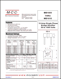 Click here to download MB1010-BP Datasheet
