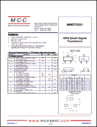 Click here to download MMST5551-TP Datasheet