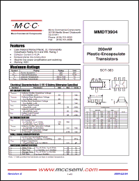 Click here to download MMDT3904-TP Datasheet