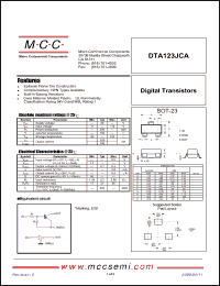Click here to download DTA123JCA-TP Datasheet