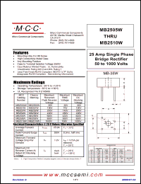 Click here to download MB256W-BP Datasheet