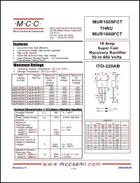 Click here to download MUR1640FCT Datasheet