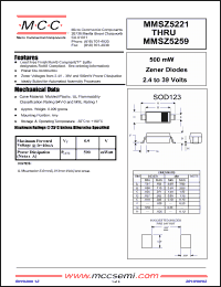 Click here to download MMSZ5234-TP Datasheet