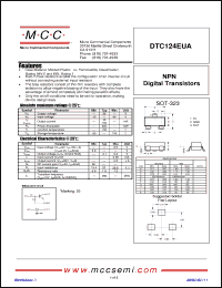 Click here to download DTC124EUA-TP Datasheet