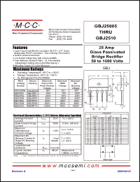 Click here to download GBJ25005_09 Datasheet