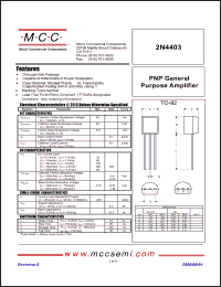 Click here to download 2N4403_08 Datasheet