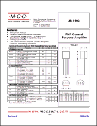 Click here to download 2N4403-AP Datasheet