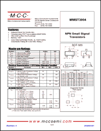 Click here to download MMST3904-TP Datasheet