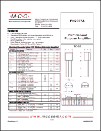 Click here to download PN2907A-BP Datasheet