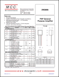 Click here to download 2N3906-BP Datasheet