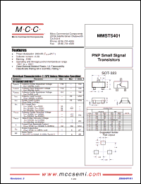 Click here to download MMST5401-TP Datasheet