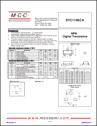Click here to download DTC114ECA_08 Datasheet
