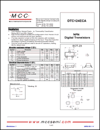 Click here to download DTC124ECA-TP Datasheet