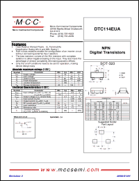 Click here to download DTC114EUA-TP Datasheet