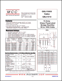 Click here to download GBJ1504-BP Datasheet