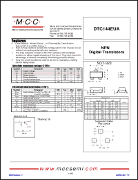 Click here to download DTC144EUA_09 Datasheet