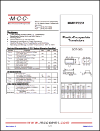 Click here to download MMDT5551-TP Datasheet