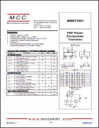 Click here to download MMBT5401-TP Datasheet