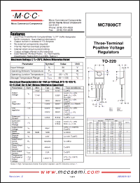 Click here to download MC7808CT-BP Datasheet