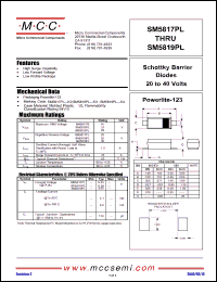 Click here to download SM5819PL Datasheet