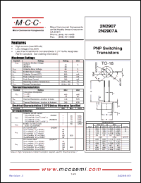 Click here to download 2N2907-BP Datasheet