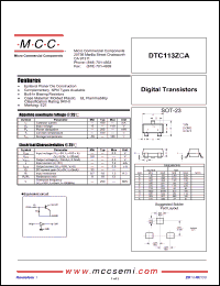Click here to download DTC113ZCA Datasheet