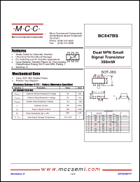 Click here to download BC847BS-TP Datasheet