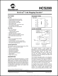 Click here to download HCS200T-I/P Datasheet