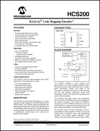 Click here to download HCS200-I/P Datasheet