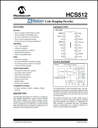 Click here to download HCS512-/SN Datasheet