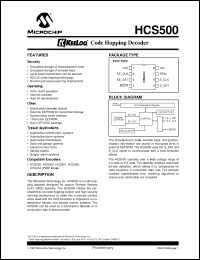 Click here to download HCS500-/SM Datasheet