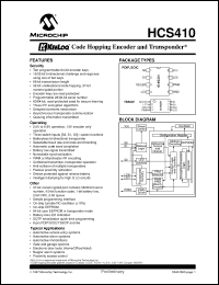 Click here to download HCS410T-/P Datasheet